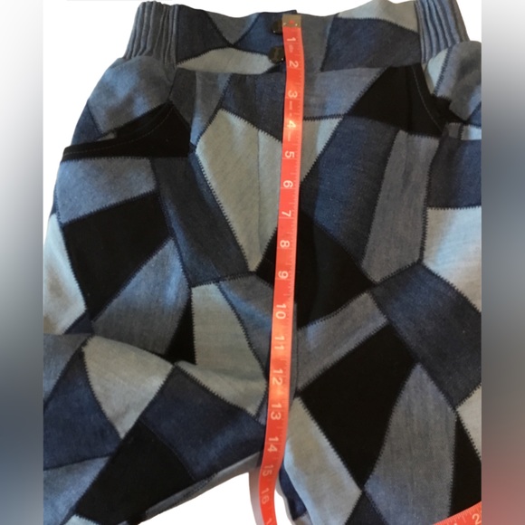 Patchwork denim pants| Epuzer patchwork Albite ankle pants Size S - Picture 7 of 7